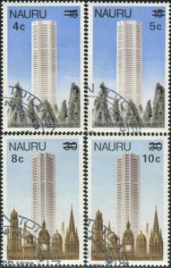 Nauru 1978 SG170-173 Nauru House surcharges set FU