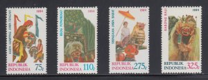 Indonesia     1234-37      mnh      $ 5.85