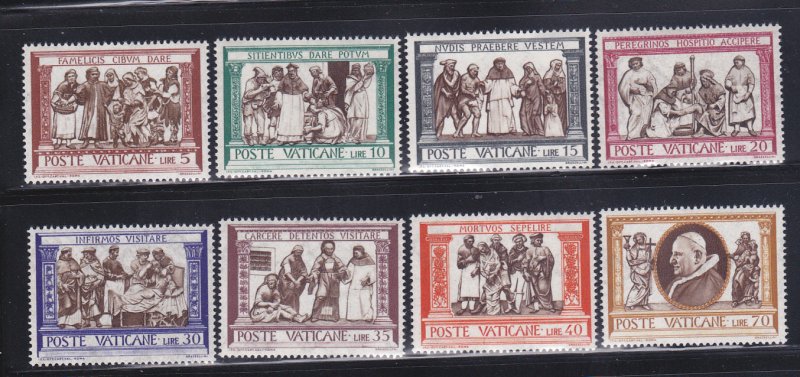 Vatican 284-291 Set MNH Acts of Mercy