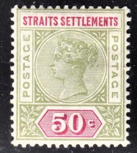 Malaya Straits Settlements Scott 87  F to VF mint OG HR.