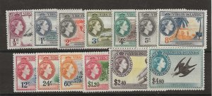 Virgin Islands Sc #115-127 set of 13  OG VF