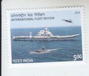 2016 India Naval Review  (Scott 2779) MNH