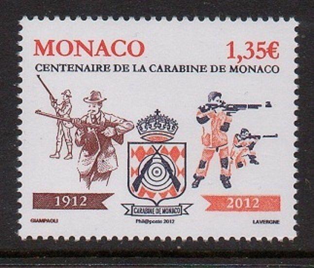 Monaco 2012 Rifle Gun Carbine VF MNH (2669)