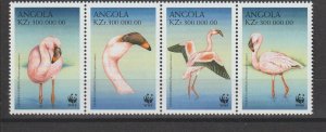 ANGOLA 1999 WWF SG 1402/5 MNH