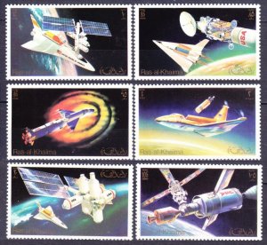 1972 Ras Al Khaima 752-57 Space Skylab Shuttle 5,50 €