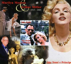 Sao Tome & Principe 2005 MARILYN MONROE & ARTHUR MILLER s/s Perforated Mint (NH)