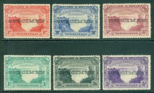SG 94-99. 1903 Victoria Falls issue 1d-5/- set of 6. Mounted mint CAT £425