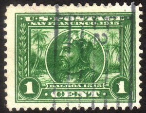 1913 US 1c, Used, Vasco Nunez de Balboa, Sc 397