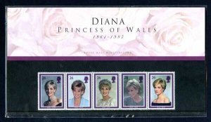 1998 Diana Presentation Pack SG2021-25