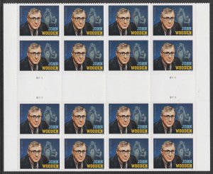 US 5833 John Wooden F horz gutter block 16 MNH 2024