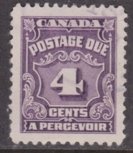 Canada 1935 Postage Due 4c Fine Used SG D21 VGC