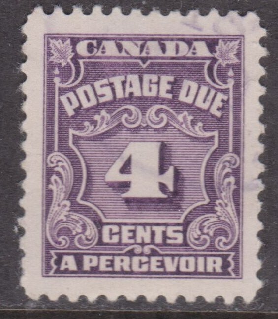 Canada 1935 Postage Due 4c Fine Used SG D21 VGC