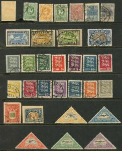 ESTONIA Sc#27//C14-18 1919-28 Six Sets Most Complete Sets Mint & Used