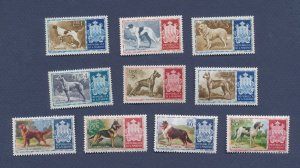 SAN MARINO - Scott 375-384 - VF MNH - dogs