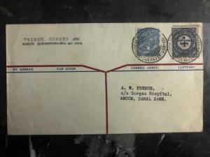 1929 Buenaventura Colombia First Flight cover FFC to Ancon Canal Zone SCADTA