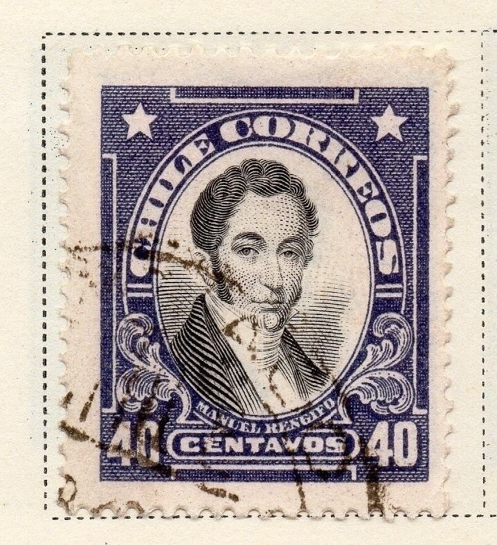Chile 1915-25 Early Issue Fine Used 40c. 172603