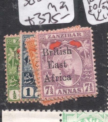 British East Africa On Zanzibar SG 80-5 MOG (3dkc) 