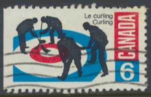 Canada  SC# 490 Used  Curling see  details & scans