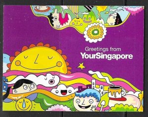 SINGAPORE SGSB72 2011 GREETINGS FROM YOUR SINGAPORE MNH