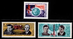 Russia  Scott 4175-4177 MNH** Space set