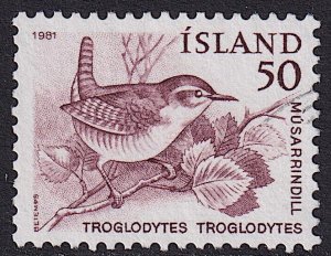 Iceland - 1981 - Scott #543 - used - Bird Wren