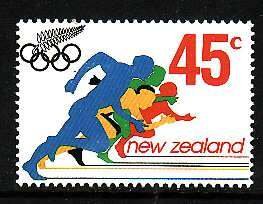 New Zealand-Sc#1093- id9-unused NH set-Sports-Olympics-1992-