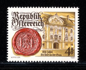Austria 1981  Scott #1182 MNH