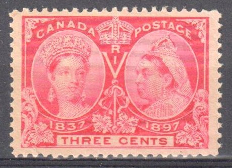 Canada #53 Mint XF OG NH C$120.00 -- Choice Jubilee