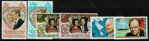 British Antarctic Territory 6 Mint Hinged, Hinge Remnant stamps - S4109