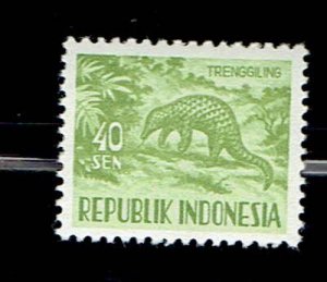 INDONESIA SCOTT#451 1958 SUNDA PANGOLIN - MNH