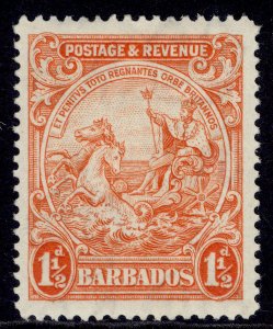 BARBADOS GV SG231d, 1½d orange, M MINT. Cat £15.