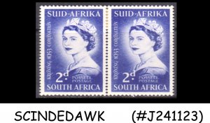 SOUTH AFRICA - 1953 QEII CORONATION - PAIR - MINT HINGED