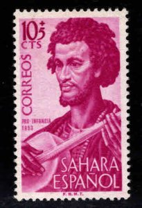 Spanish Sahara Scott B26 MH* Musician stamp