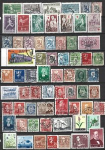 COLLECTION LOT 15964 SCANDINAVIA 66 AC STAMPS