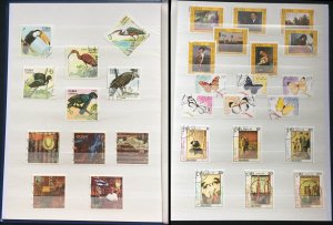 COLLECTION OF CUBA STAMPS IN AN ALBUM - 230 STAMPS - ALL SETS