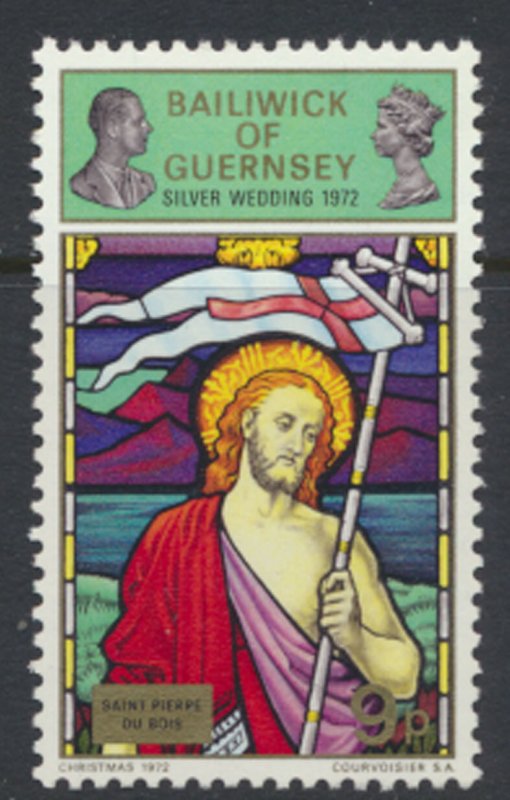 Guernsey SG 79  SC# 76 Christmas  1972 Mint Never Hinged see scan 