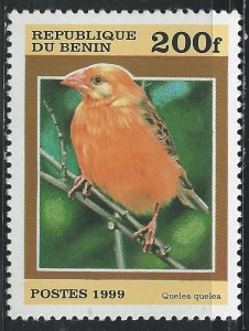 Benin #1122 200fr Birds Quelea Quelea ~ CTO