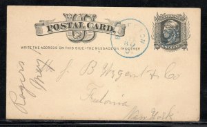 US UX5 Bluffton OH Allen County Blue Cancel b576