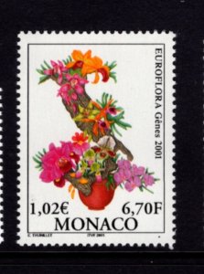 Monaco #2203 (2001 Flower Show issue) VFMNH CV $2.50