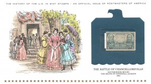 THE HISTORY OF THE U.S. IN MINT STAMPS THE BATTLE OF CHANCELLORSVILLE