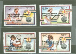 Niue #560-563  Single (Complete Set)