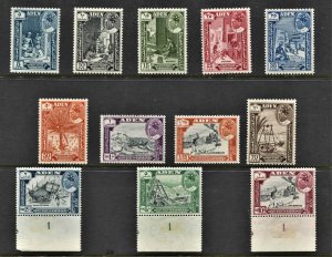 STAMP STATION PERTH Hadhramaut Sc#41-52 Definitive Set MNH CV$50.00