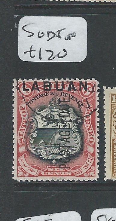 LABUAN  (PP2701B) 6C LION, ARMS  POSTAGE DUE SG D5    VFU