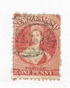 New Zealand #11 S Owners Mark Used - Stamp - CAT VALUE $425.00