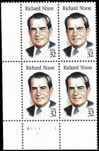 PCBstamps   US #2955 PB $1.28(4x32c)Richard Nixon, MNH, (2)