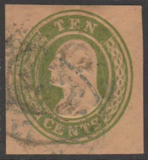 U.S. Scott #U16 Stamped Envelope Stamp - Used Single