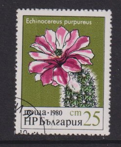 Bulgaria   #2726C  cancelled  1980  blooming cacti  25s