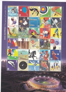 2012/2011 MS32049a olympics composite sheet UNMOUNTED MINT/MNH