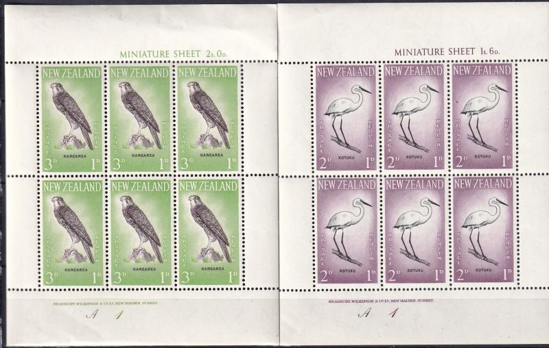 New Zealand  #B61a, B62a F-VF Unused  CV $26.00  Z57L