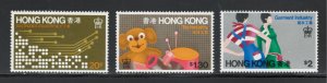 Hong Kong 1979 Industries Scott # 351 - 353 MH